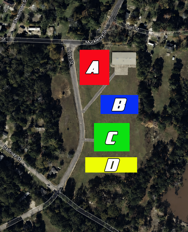 SLAC wedding venue sections map