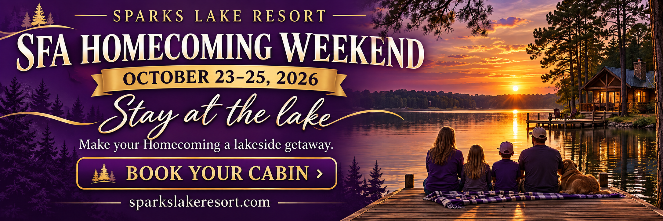 SFA Homecoming Weekend at Sparks Lake
